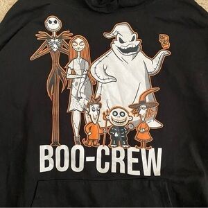Disney Tim Burton’s The Nightmare Before Christmas Boo Crew Pullover Hoo…